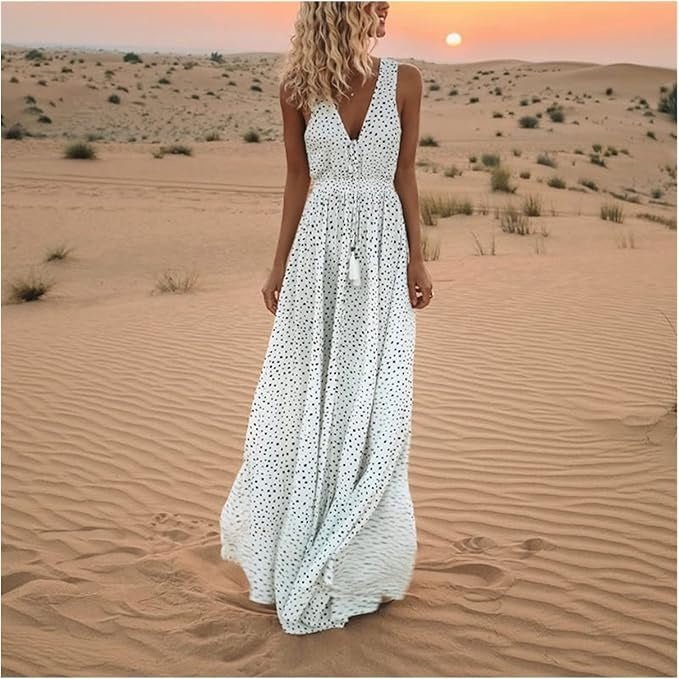 Gayle - Bohemian Maxi Dress - Alira - Boutique