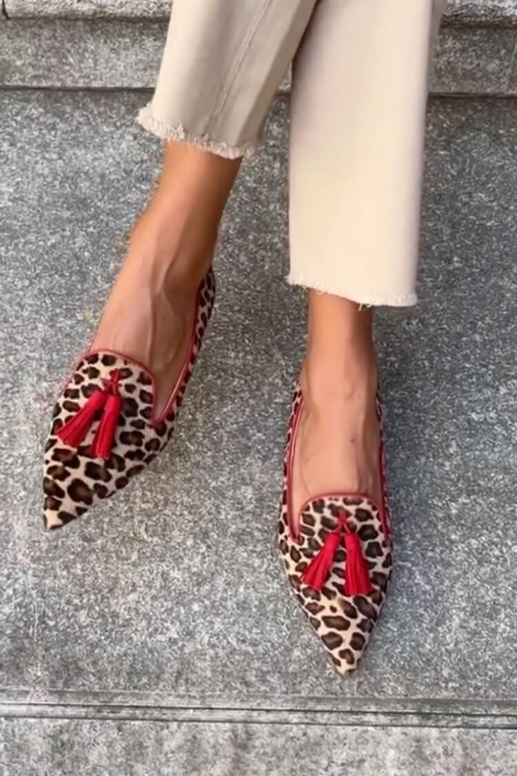 Gelly - Safari Leopard Loafers - Alira - Boutique