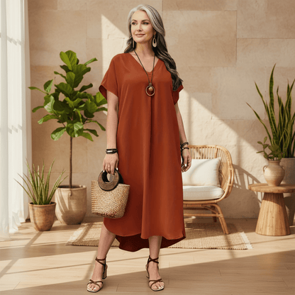 Gwendie - Flowy Comfort Dress - Alira - Boutique