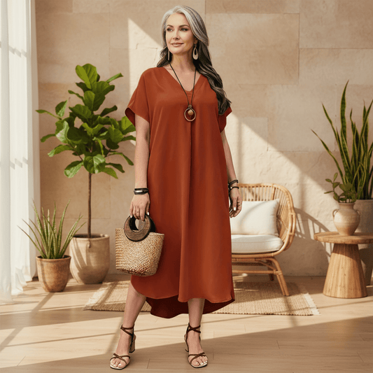 Gwendie - Flowy Comfort Dress - Alira - Boutique