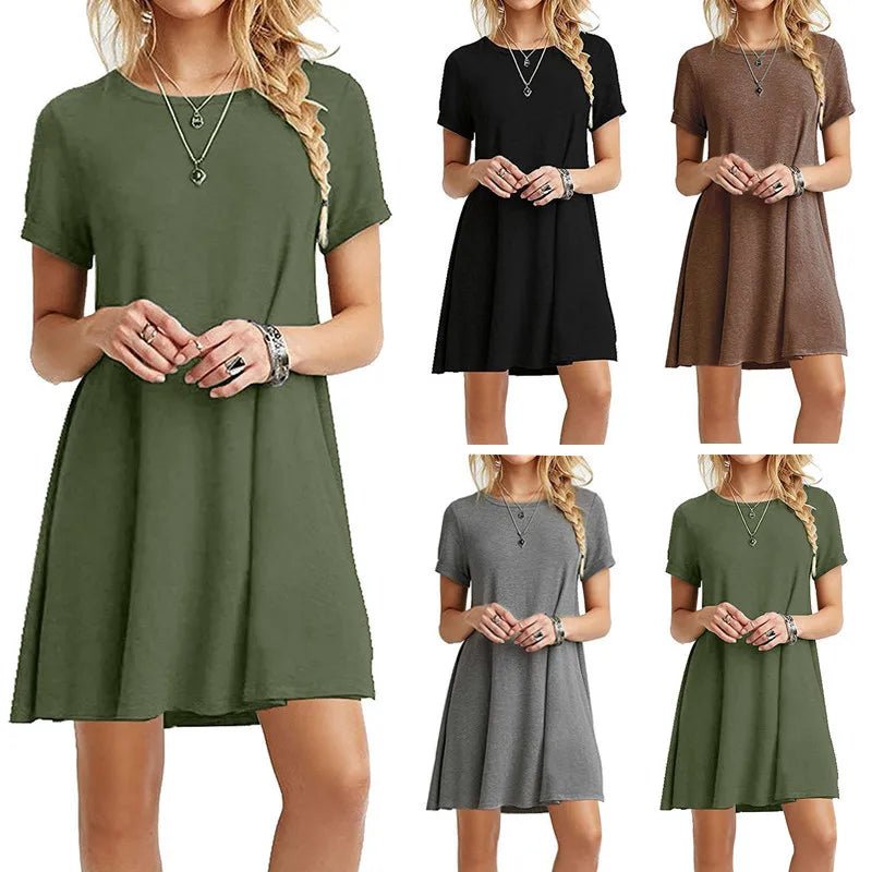 Halina - Minimalist Shirt Dress - Alira - Boutique
