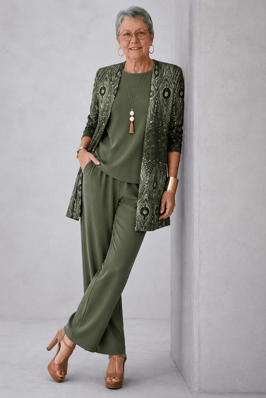 Hanna - Classic Elegance Three-Piece Set - Alira - Boutique