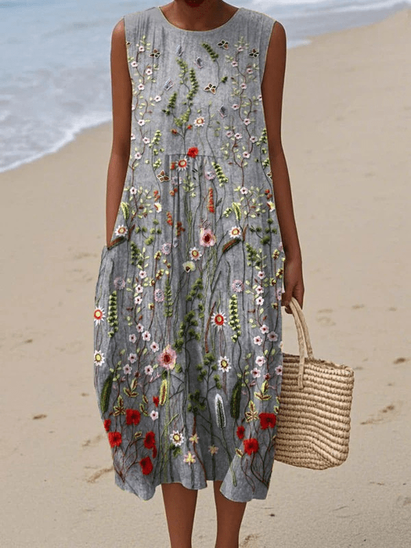 Helen | Effortless Midi Dress - Alira - Boutique