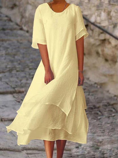 Hermine - Elegant Layered Dress - Alira - Boutique