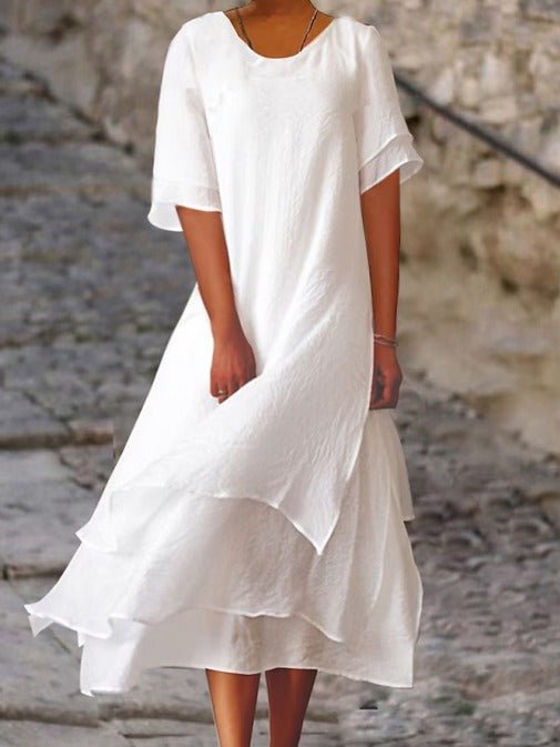 Hermine - Elegant Layered Dress - Alira - Boutique