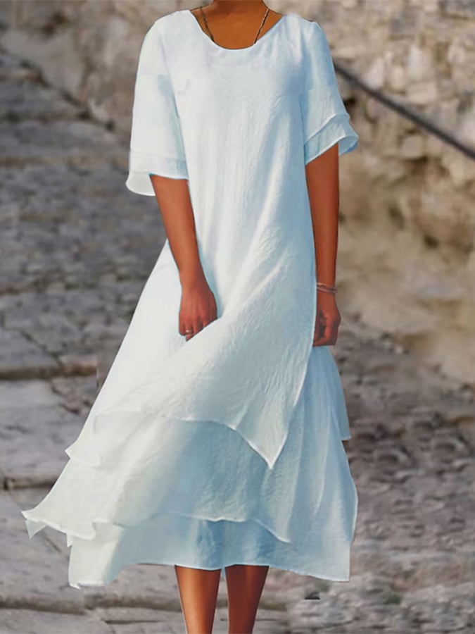 Hermine - Elegant Layered Dress - Alira - Boutique