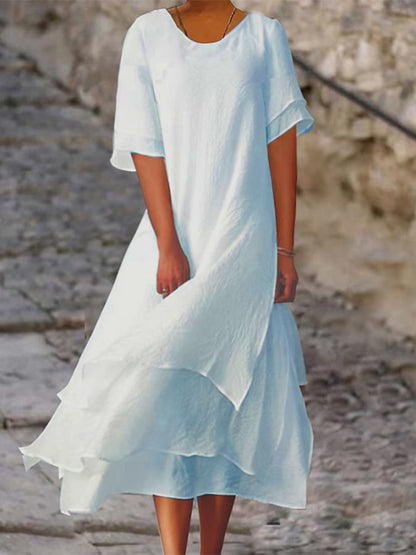 Hermine - Elegant Layered Dress - Alira - Boutique