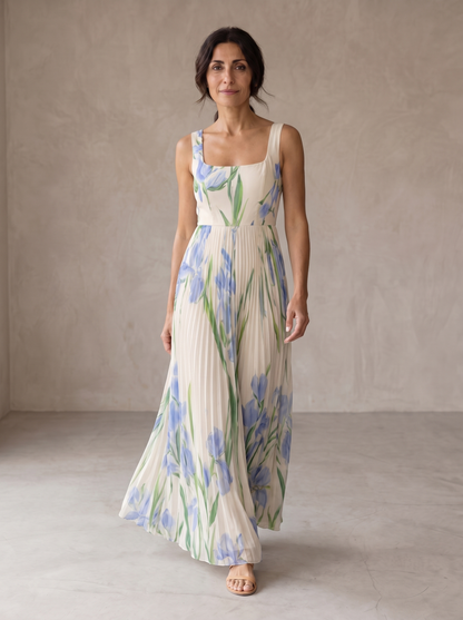 Willow | Floral A-Line Maxi Dress