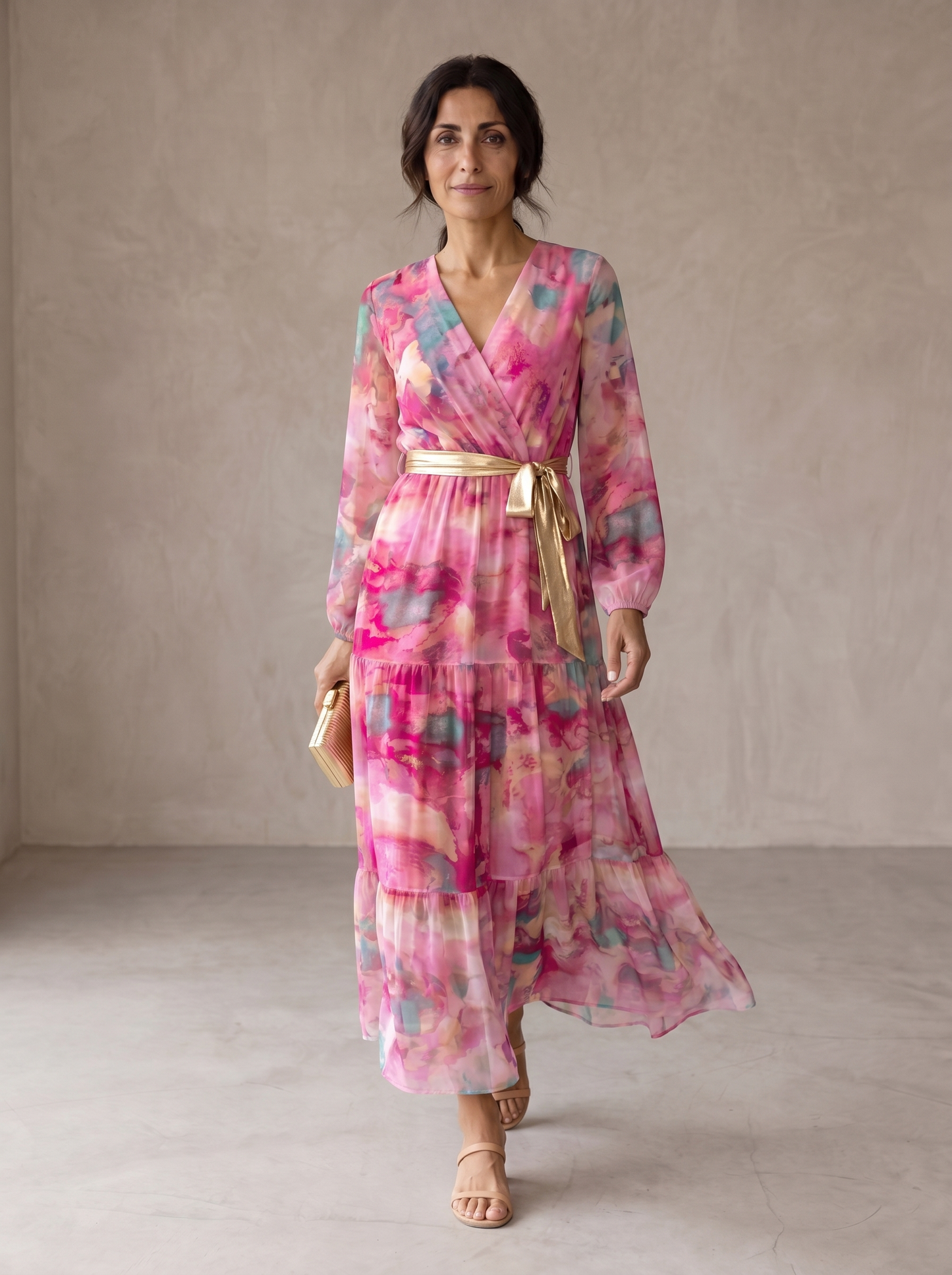 Hazel | Wrap Dress with Floral Print