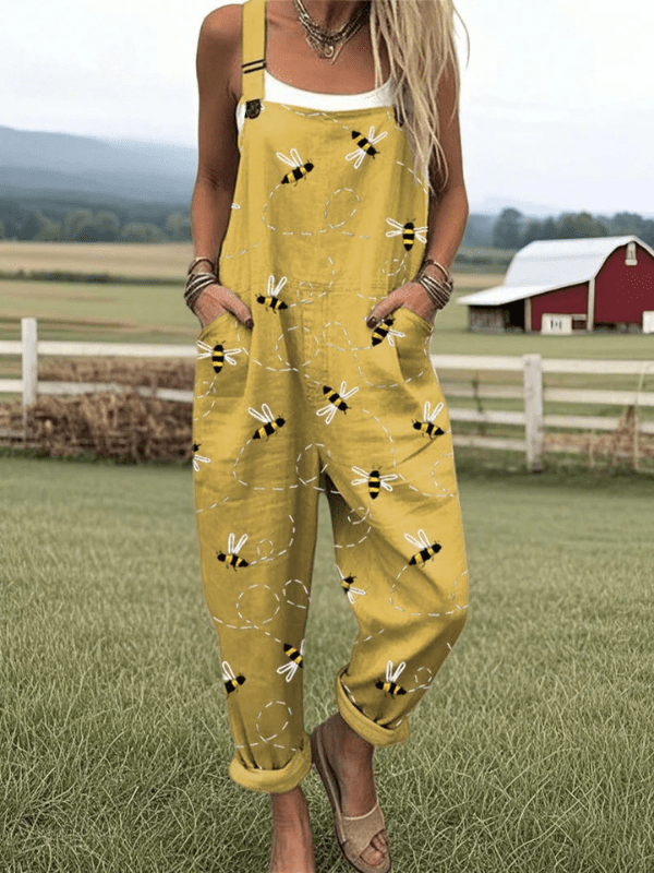 Honeybee Meadow Jumpsuit - Alira - Boutique