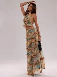 Leopard Luxe | Ruffle Two-Piece Set