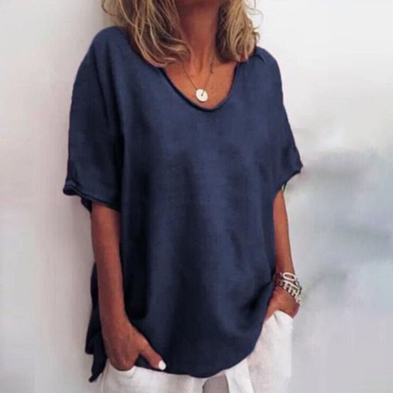 Irene | Soft Drape Everyday Top – Confidence Without Compromise - Alira - Boutique