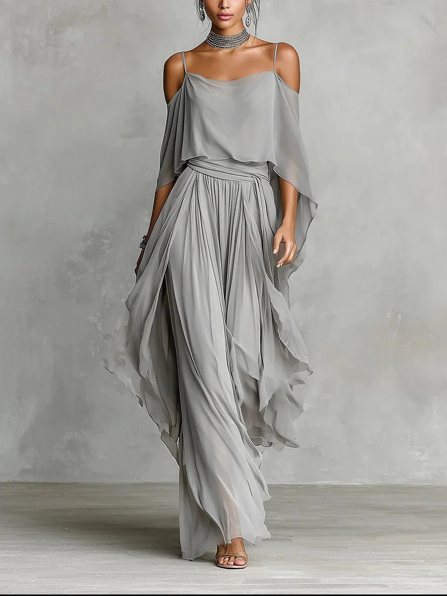 Isabela | Gray Fluid Set - Alira - Boutique