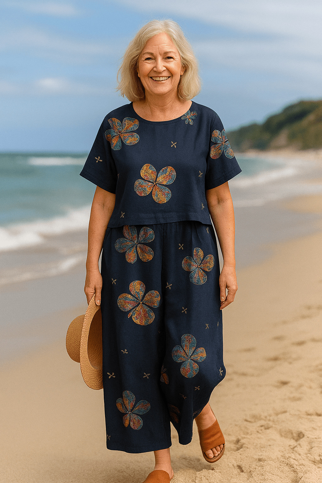 Isla | Linen Breeze 2-Piece Set – Effortless Comfort, Timeless Confidence (S-5XL) - Alira - Boutique