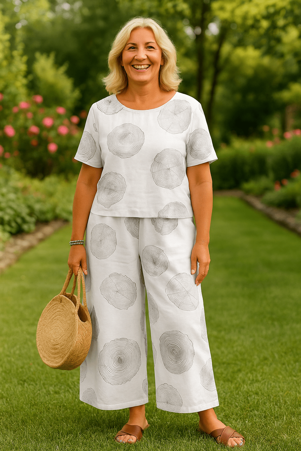 Isla | Linen Breeze 2-Piece Set – Effortless Comfort, Timeless Confidence (S-5XL) - Alira - Boutique