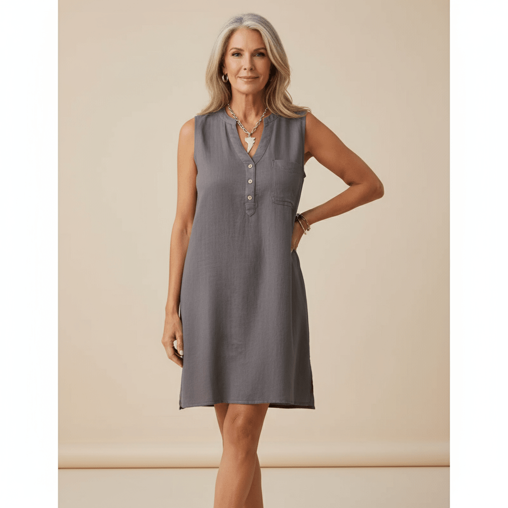 Isley - Classic Sleeveless Dress - Alira - Boutique