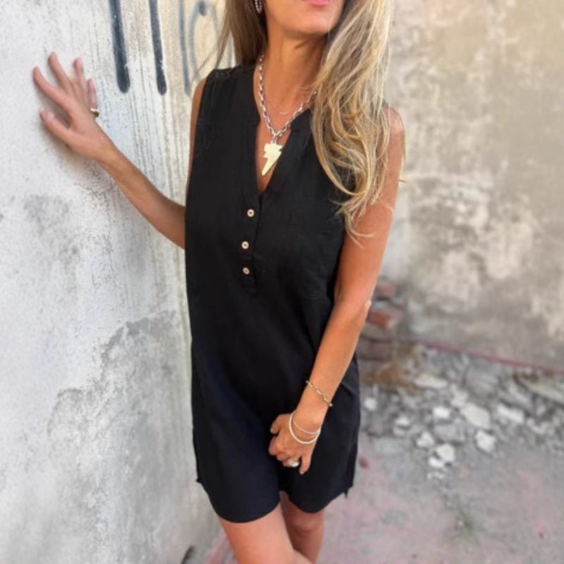 Isley - Classic Sleeveless Dress - Alira - Boutique