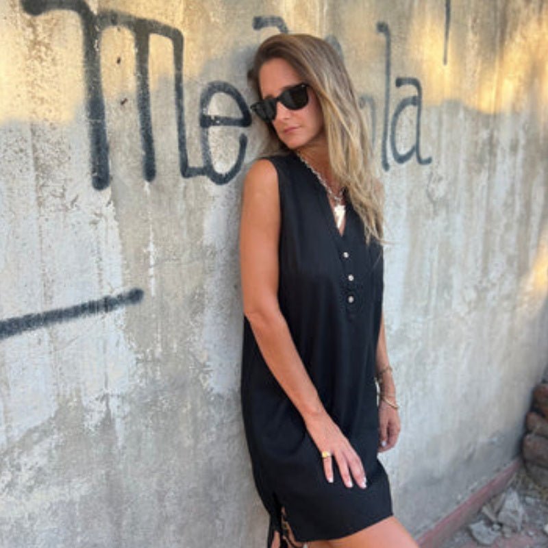Isley - Classic Sleeveless Dress - Alira - Boutique