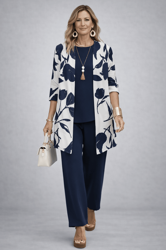 Ivana - Classic Elegance Three-Piece Set - Alira - Boutique