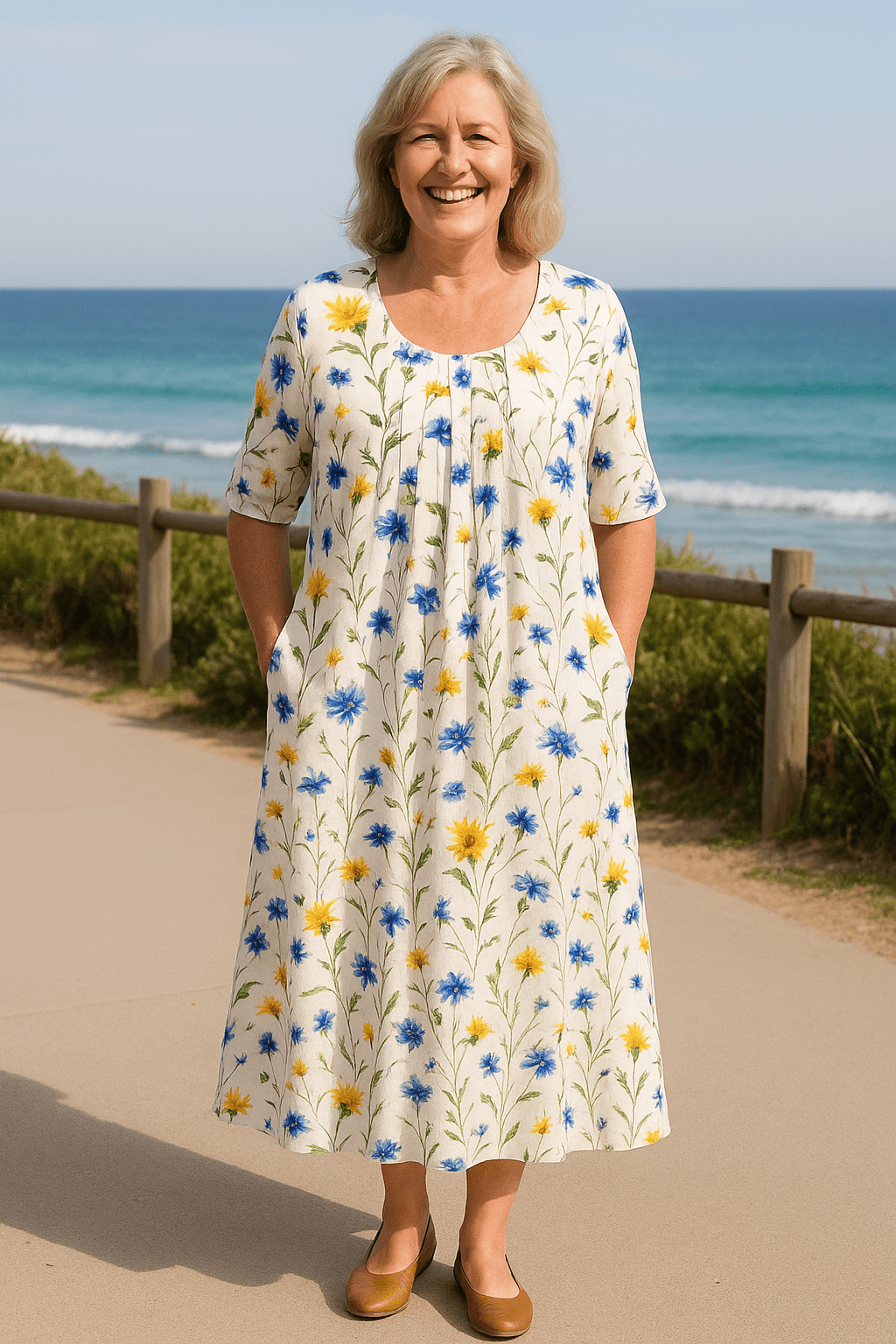 Ivryrose | Dress - Elegant Flow –Tummy-friendly design - Alira - Boutique