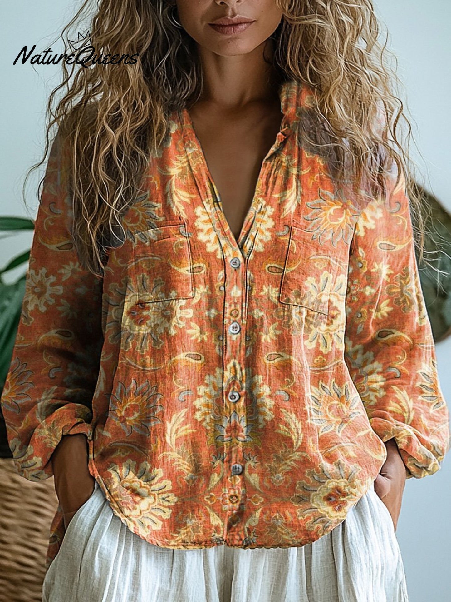 Ambleside | Floral Print Cotton Shirt