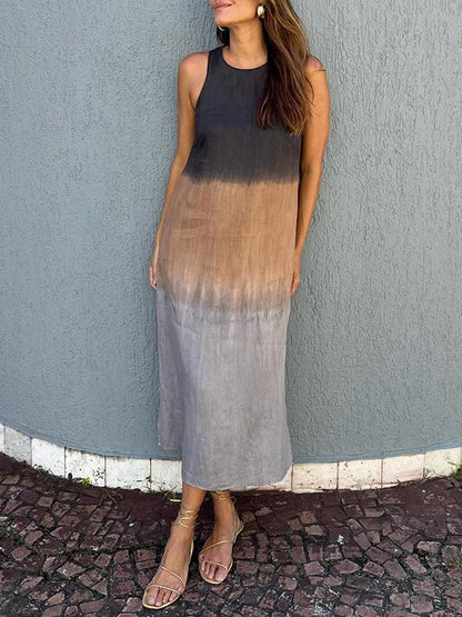 Heather - Casual Gradient Dress