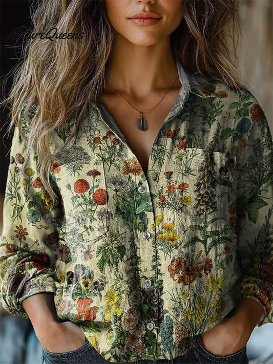 Fleetwith | Dreamy Print Cotton Blouse