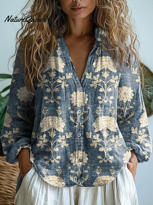 Yewdale | Lovely Print Long Sleeve Top
