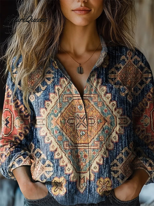Ullswater | Classic Art Print Cotton Shirt