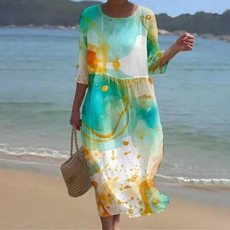 Keely | Sunset Flower Dress - Alira - Boutique