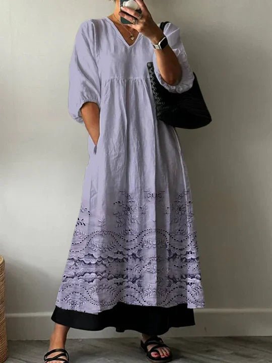 Kelsey Elegant Printed Dress - Alira - Boutique