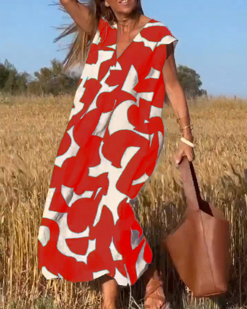 Kendall - Relaxed Abstract Dress - Alira - Boutique
