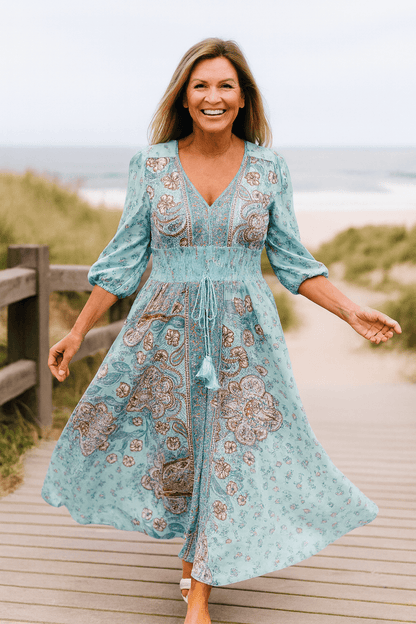 Kiama Bohemian Maxi Dress - Alira - Boutique