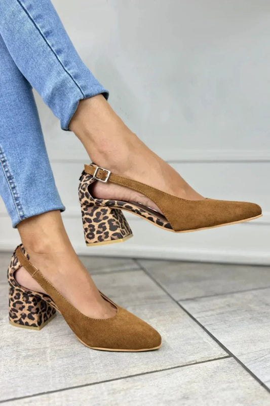 Lana - Leopard Chic Heels - Alira - Boutique
