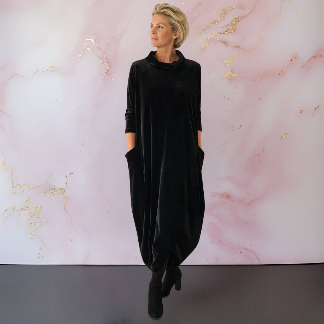 Leona™ Velvet Maxi Dress - Alira - Boutique