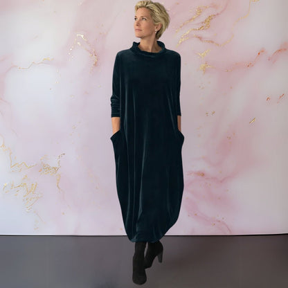 Leona™ Velvet Maxi Dress - Alira - Boutique