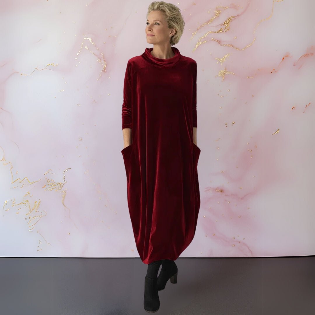 Leona™ Velvet Maxi Dress - Alira - Boutique