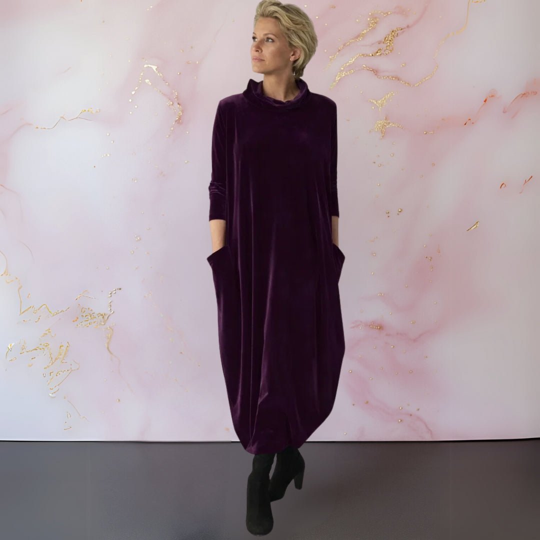 Leona™ Velvet Maxi Dress - Alira - Boutique