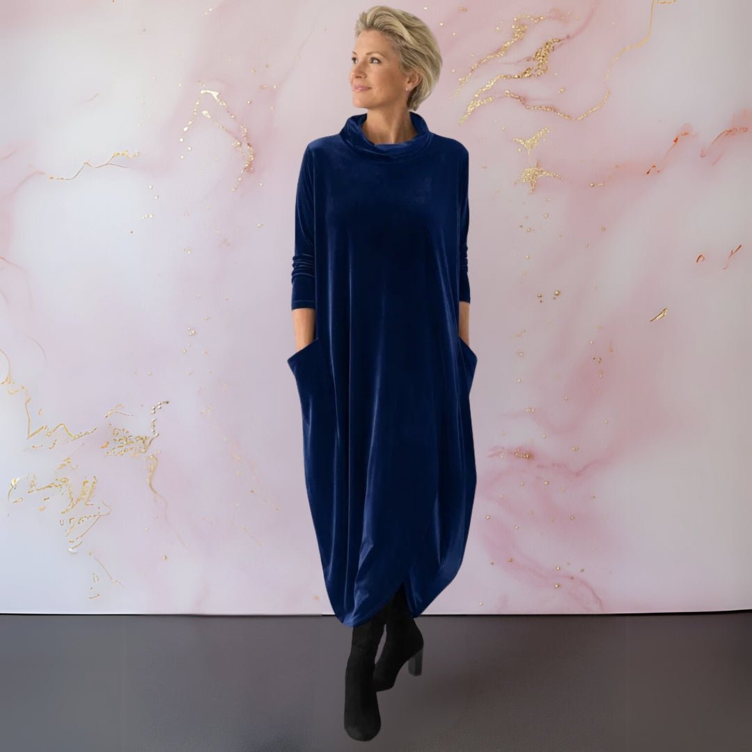 Leona™ Velvet Maxi Dress - Alira - Boutique