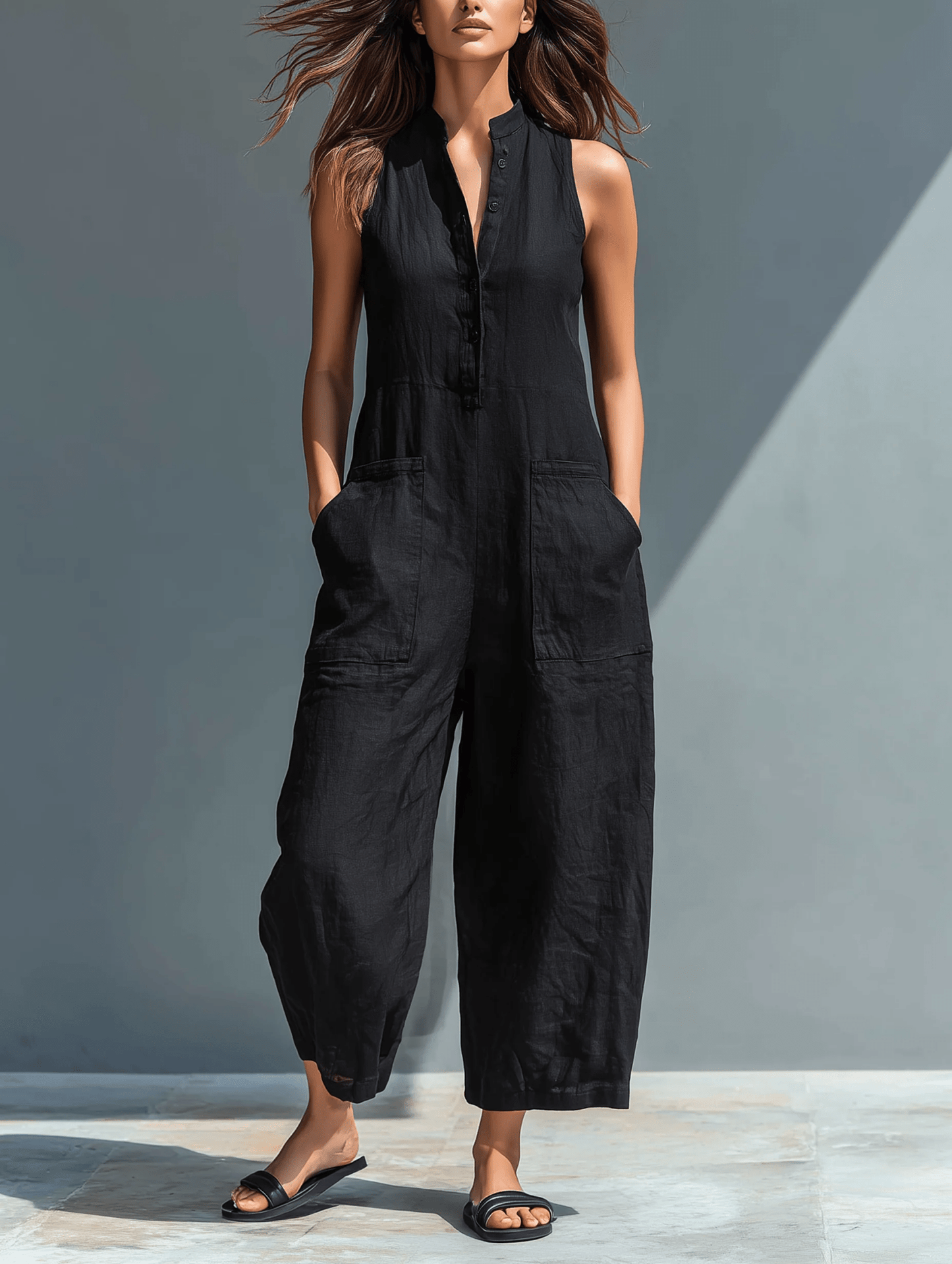 Lotte™ | Sleeveless Minimalist Jumpsuit - Alira - Boutique