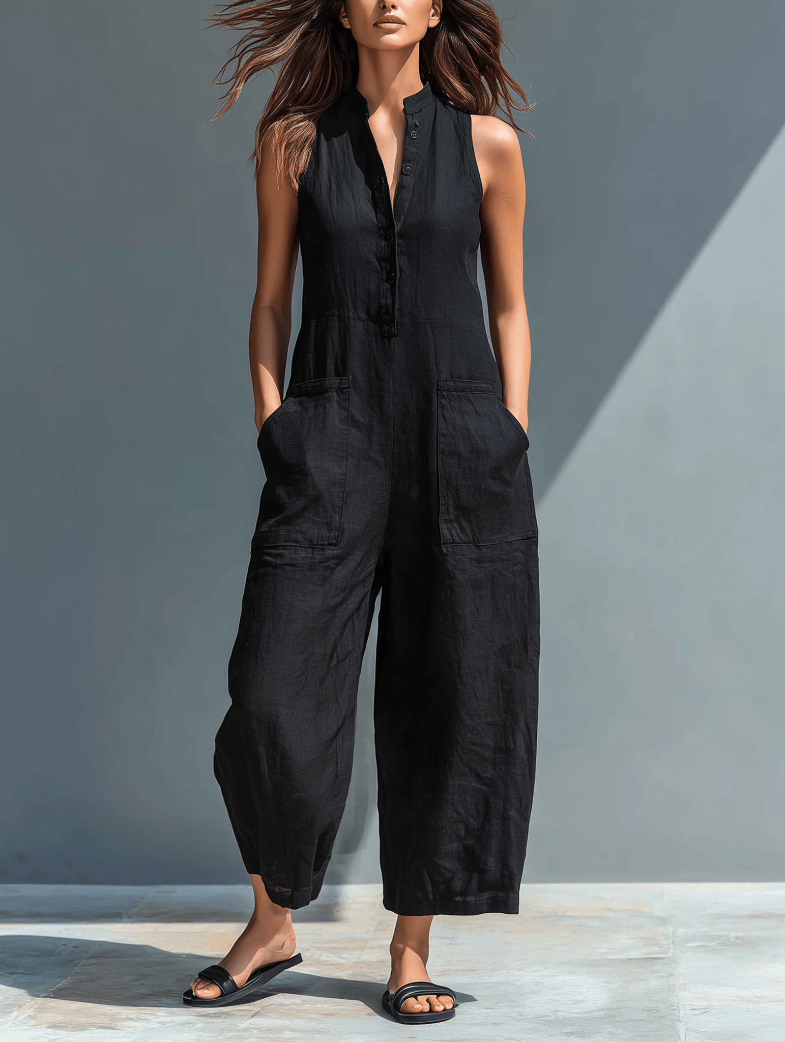 Lotte™ | Sleeveless Minimalist Jumpsuit - Alira - Boutique