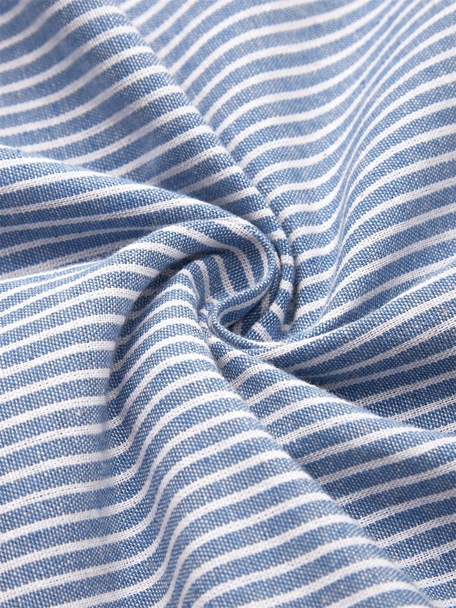 Louise | Striped Midi Dress – Effortless Comfort, Everyday Confidence - Alira - Boutique