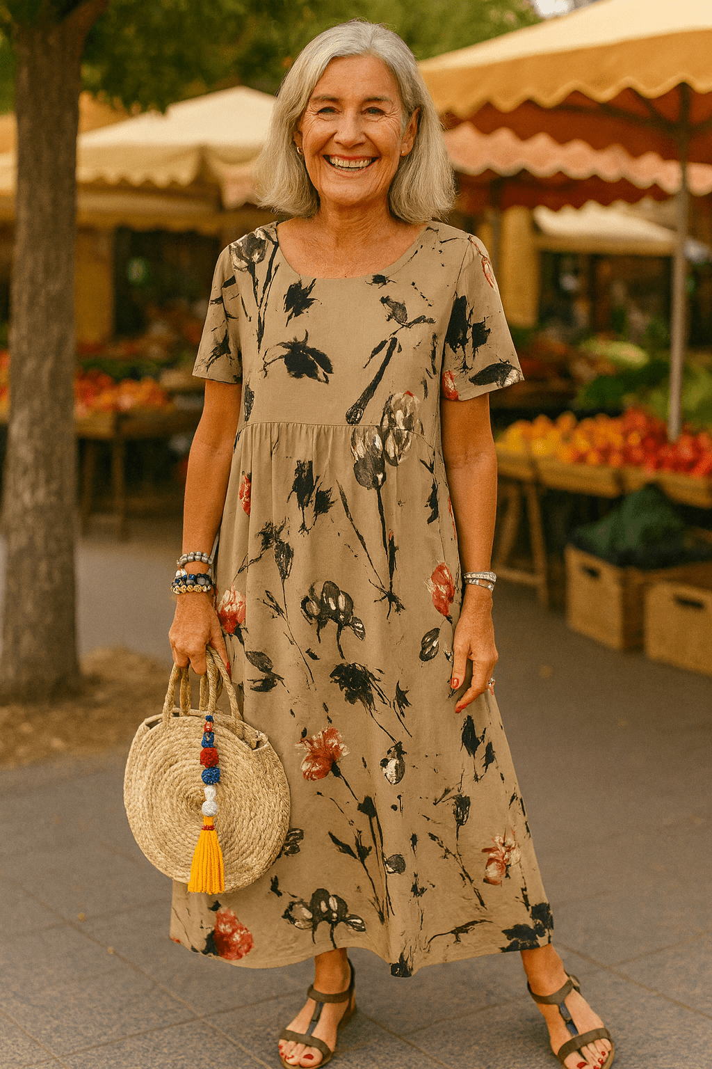 Lucie | Vintage Floral Maxi Dress - Light, Flattering & Effortlessly Elegant - Alira - Boutique