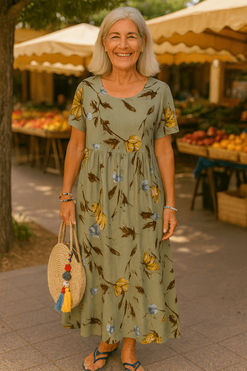 Lucie | Vintage Floral Maxi Dress - Light, Flattering & Effortlessly Elegant - Alira - Boutique