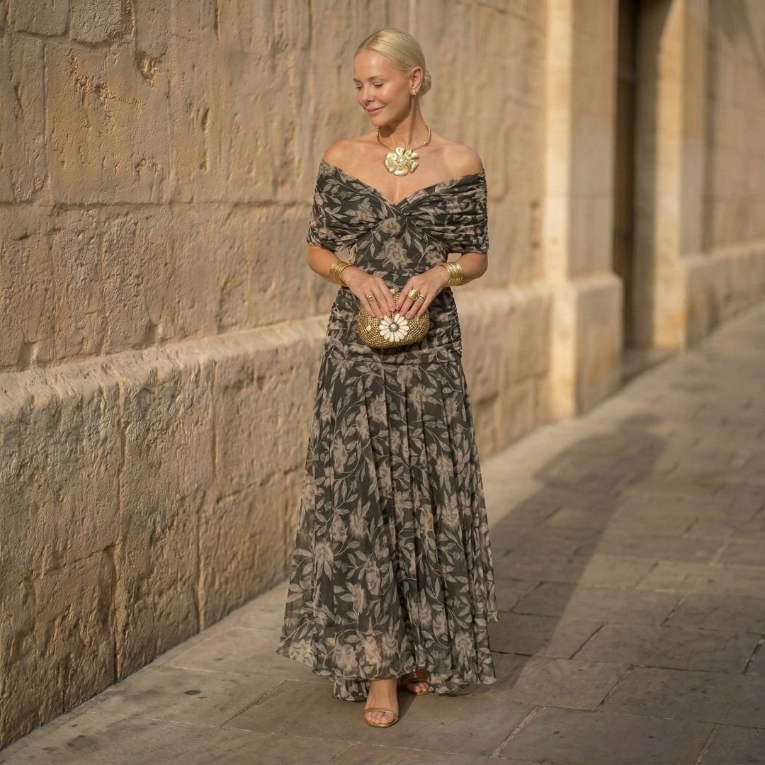 Madison | Elegant Botanical Dress - Alira - Boutique
