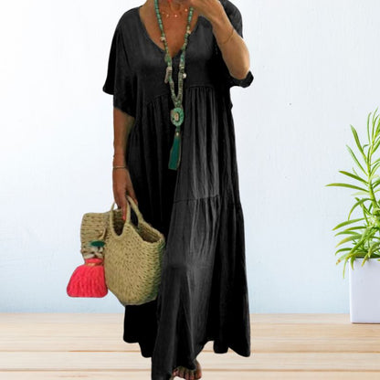 Maelis | Cotton Linen Dress - Alira - Boutique