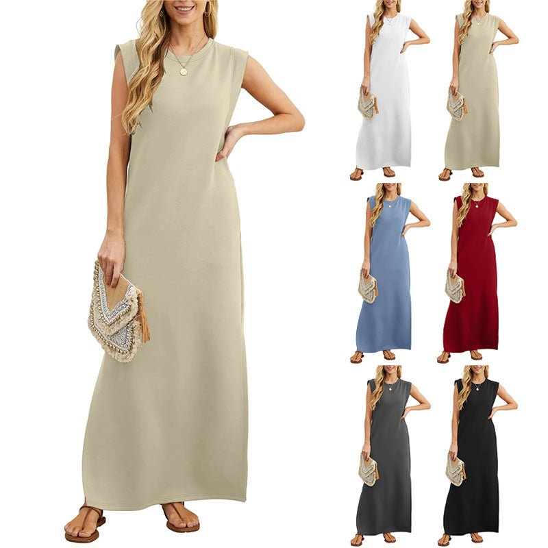 Maliya - Sleeveless Casual Maxi Dress - Alira - Boutique