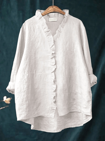 Maribel | Soft Ruffle Blouse - for Real Comfort - Alira - Boutique