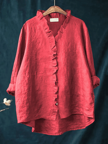 Maribel | Soft Ruffle Blouse - for Real Comfort - Alira - Boutique