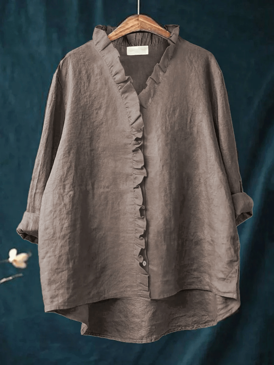 Maribel | Soft Ruffle Blouse - for Real Comfort - Alira - Boutique